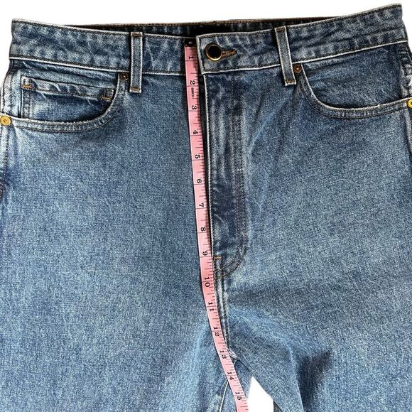 KHAITE Light Blue Straight Leg Jeans - Picture 7 of 9